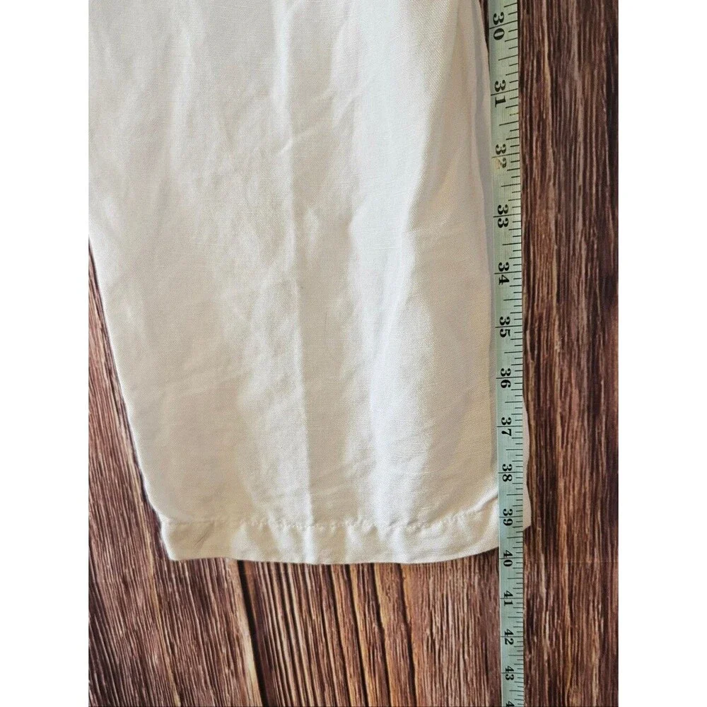 Cubavera Linen Blend Straight Fit Pants Size XXL